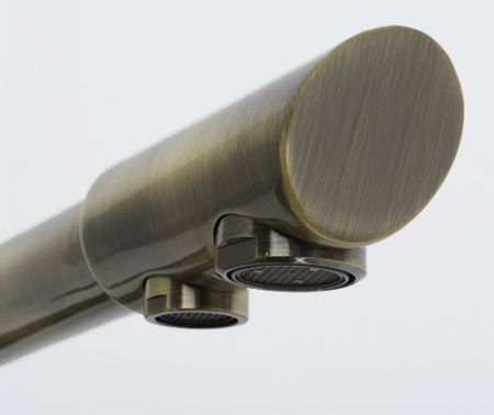 Смеситель для кухни кухни с фильтром для воды WasserKRAFT А8037 светлая бронза фото