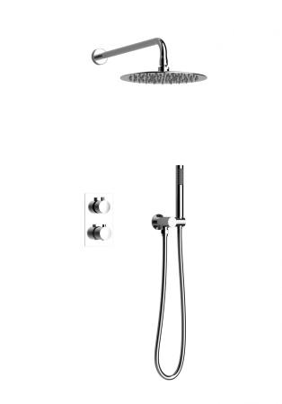 Душевая система скрытого монтажа с термостатом AltroBagno Unione 040407Cr хром фото