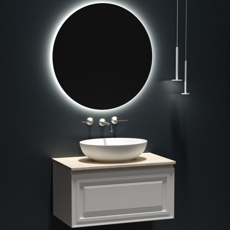 Столешница без отверстия под смеситель Sancos TT80A2 80 см, kreman фото