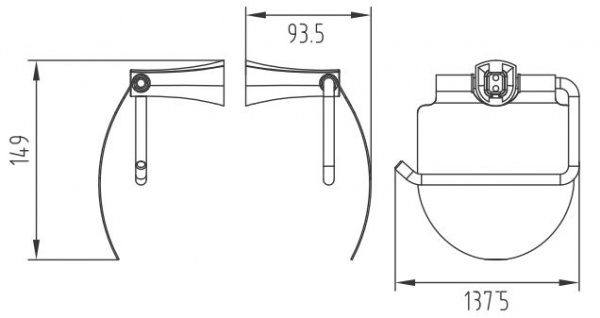 Держатель для туалетной бумаги Kaiser Konus KH-2020 фото