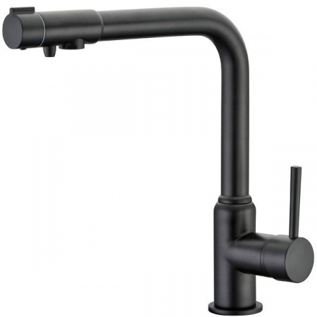 Смеситель для кухни кухни с фильтром для воды Kaiser Teka 13044-9 черный матовый фото