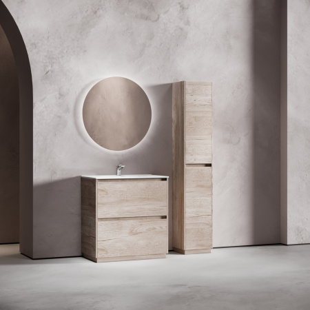 Тумба под раковину Sancos Libra Floor LB80FEG дуб галифакс натуральный фото