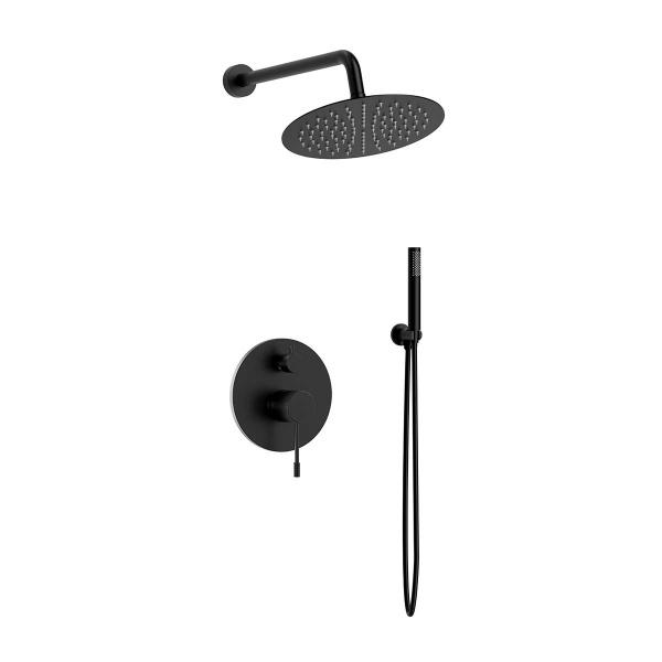 Душевая система скрытого монтажа Vincea Desire VSFW-1D1MB черная матовая фото