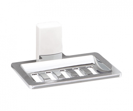 Мыльница-решетка настенная WasserKRAFT Leine K-5069WHITE фото