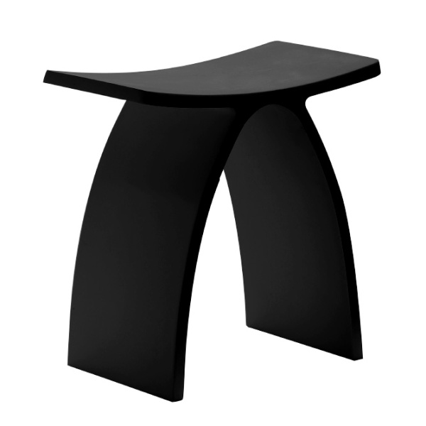 Стульчик для ванной ABBER Stein AS1639MB черный матовый фото