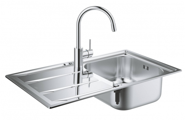Мойка кухонная со смесителем Grohe K400 Concetto 31570SD0 фото