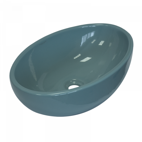 Накладная раковина Sanita luxe Ringo RNGSLWB04 53x34 бирюзовая фото