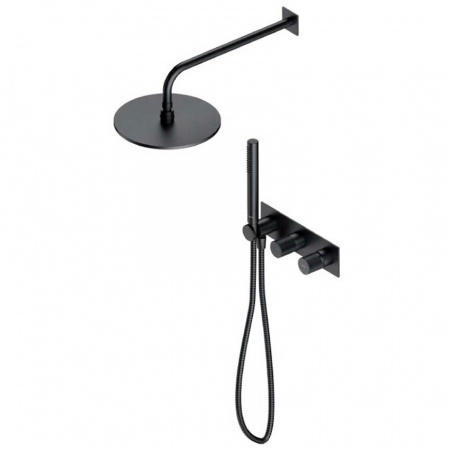 Душевая система для скрытого монтажа Omnires Contour SYSCT10AT антрацит фото