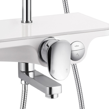 Душевая система (стойка) WeltWasser WW DP 1020 WT белая фото