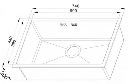 Мойка кухонная Zorg Inox RX RX-7444 фото