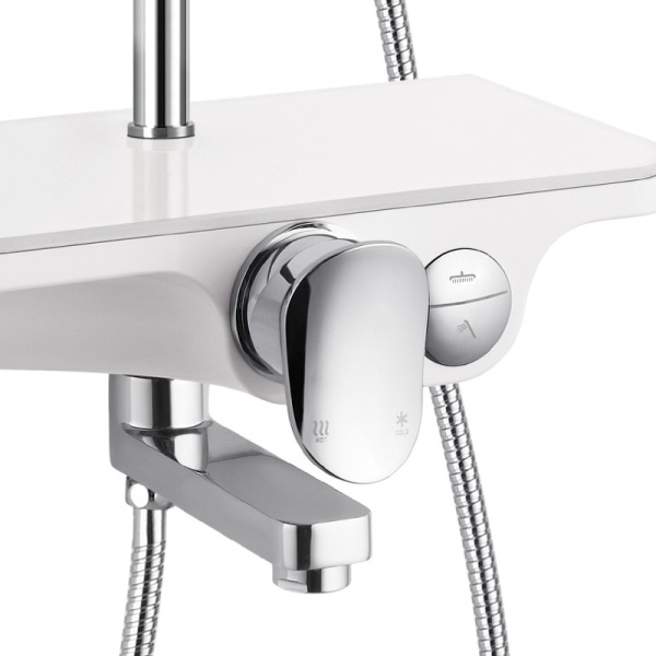 Душевая система (стойка) WeltWasser WW DP 1020 WT белая фото