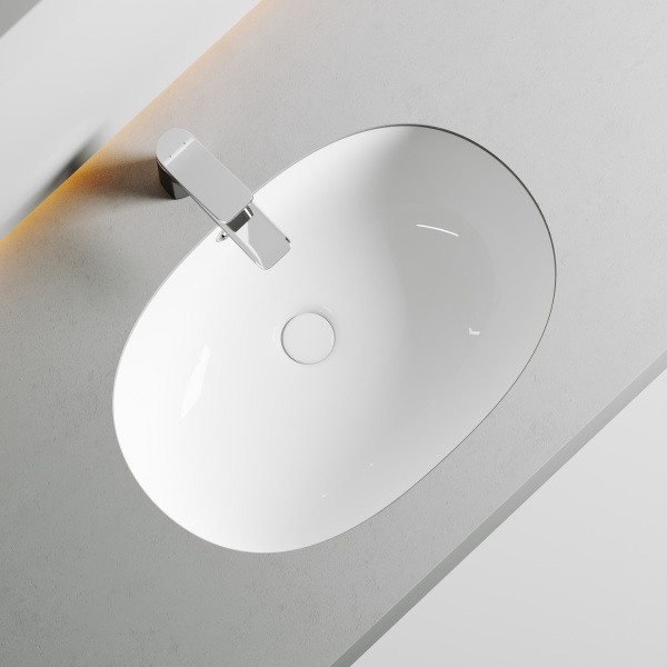 Встраиваемая раковина Ceramica Nova Element CN6044 57x38 фото