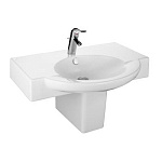 Полувстраиваемая подвесная раковина Jacob Delafon Presquile E1343 80 см