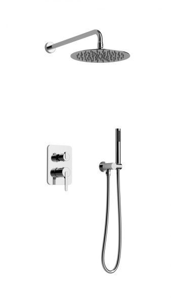 Душевая система скрытого монтажа AltroBagno Unione 040106Cr хром фото