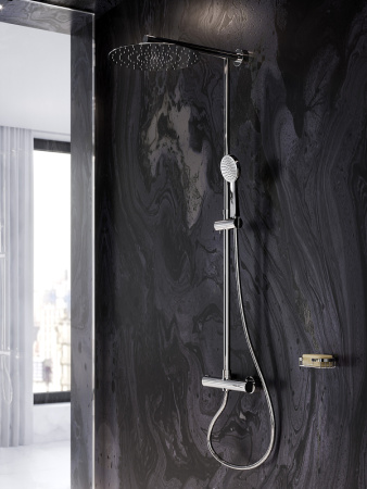 Душевая система Ferro Trevi NP75-TRV7U с термостатом Хром фото