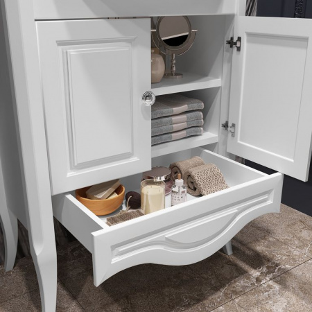 Мебель для ванной Opadiris Брунелла 65 белая фото