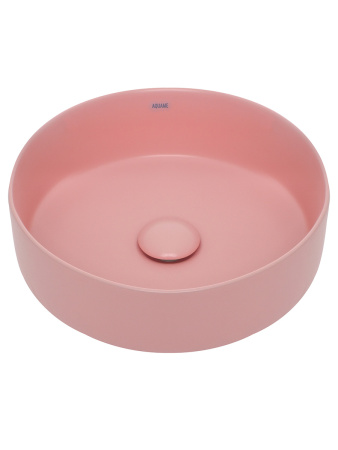 Раковина накладная AQUAme AQM5012 355x355x120 розовый матовый фото
