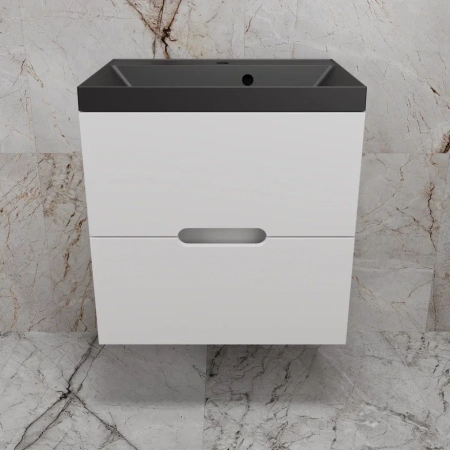 Тумба под раковину Style Line Матис 60 ЛС-00002444 белая фото