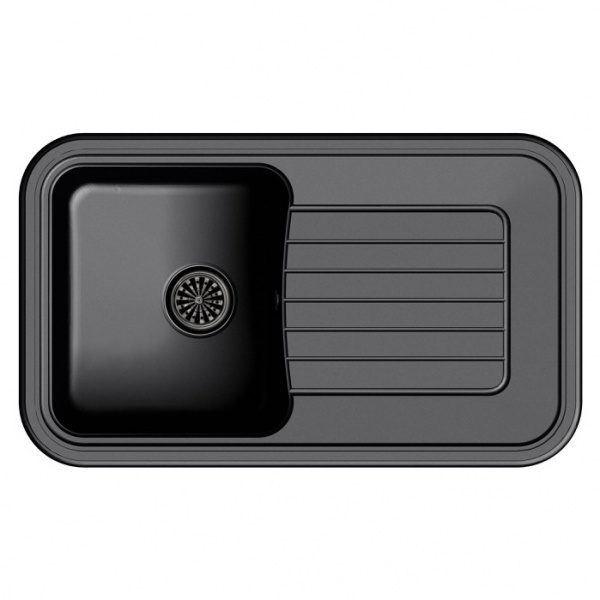 Мойка кухонная Ewigstein Antik A- 60F антрацит фото