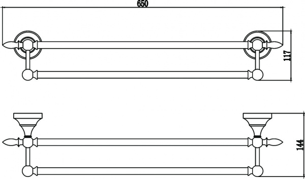 Полотенцедержатель Savol 68A S-06848A фото