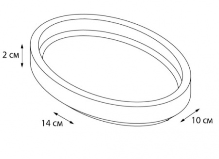 Мыльница настольная Fixsen Rich FX-251-4 фото