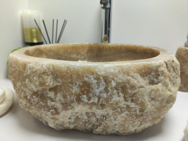 Раковина из оникса Indo Erozy Sunset EO-00422 фото