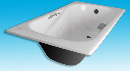 Чугунная ванна Castalia Remi 150x75 с ручками фото