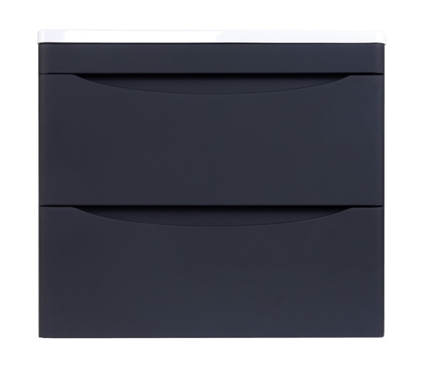 Тумба под раковину Style Line Бергамо мини 60 СС-00002318 черная матовая фото