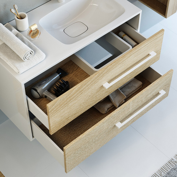 Тумба с раковиной Aqwella 5 Stars Miami 90 Mai.01.09/R фото