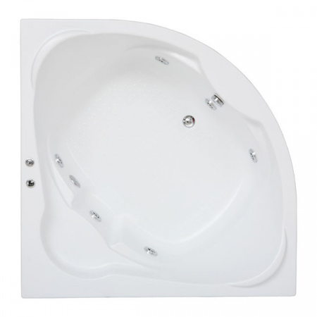 Ванна акриловая с гидромассажем Bas Хатива 143х143 фото