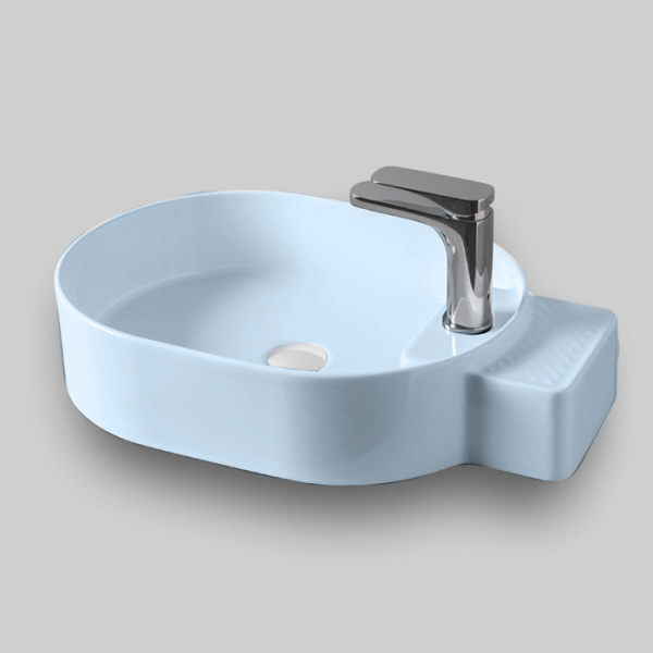 Раковина Artceram Cartesio CAL001 32 99 58х36 голубая фото