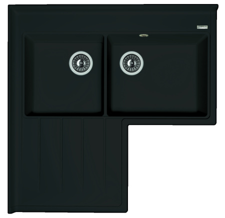Кухонная мойка АДРИЯ Florentina 20.380.L0960 антрацит фото