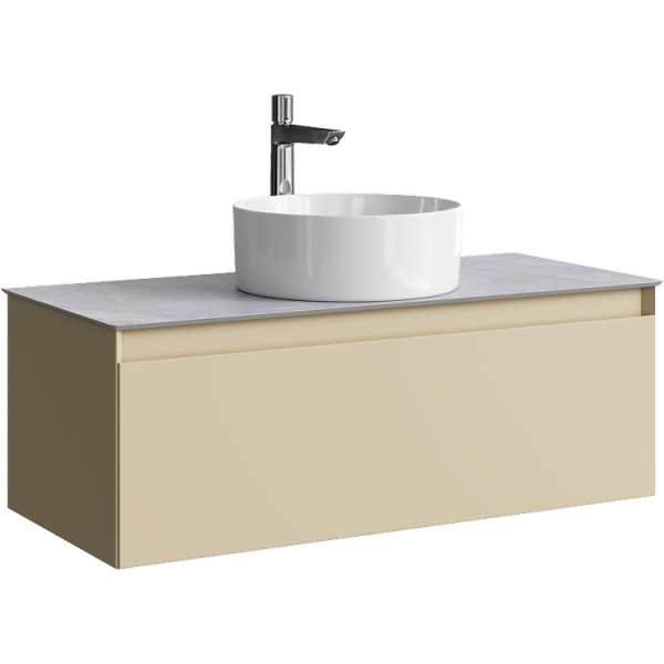 Тумба под накладную раковину Aqwella Geometria 100 GE01101MD морская дюна фото