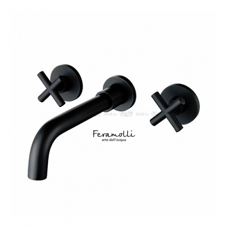 Смеситель для раковины встраиваемый Feramolli Cross BL657 фото
