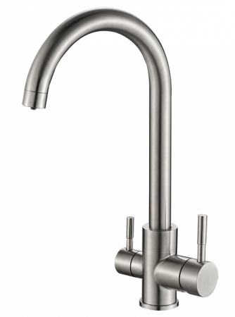 Смеситель для кухни под фильтр Zorg Inox SH 713 фото