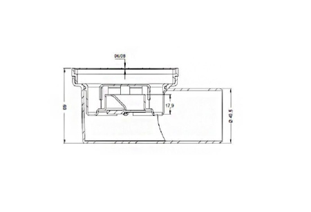 Душевой трап Berges Trend 091002 150*150 боковой слив фото