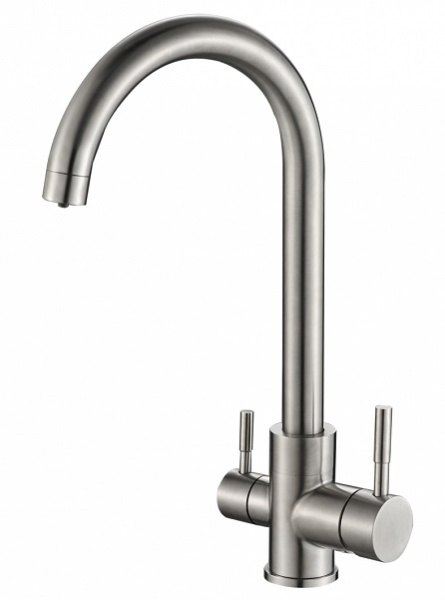 Смеситель для кухни под фильтр Zorg Inox SH 713 фото