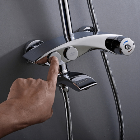 Душевая система Orans OLS-7550 Серебристый хром фото