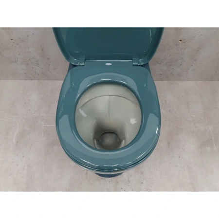 Унитаз-компакт напольный Rosa Уют 463346 зеленый, с сиденьем фото