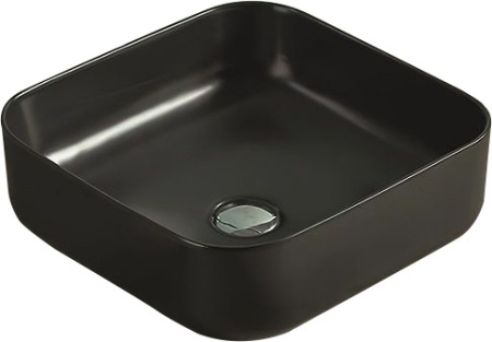 Накладная раковина Art&Max AM-78110-MB 38x38 черная матовая фото