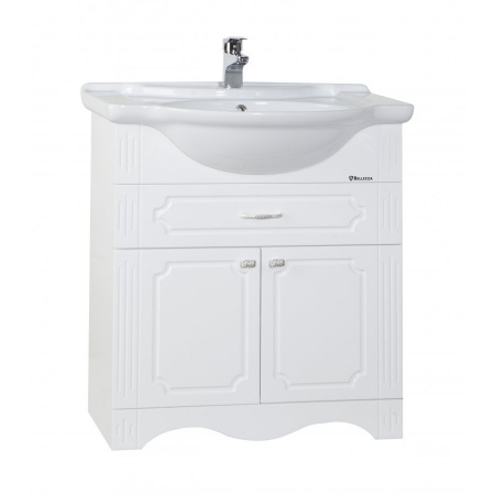 Тумба под раковину Bellezza Кантри-75 белая фото