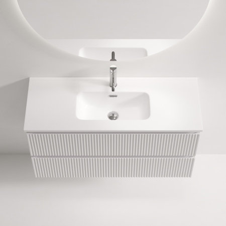 Тумба под раковину Sancos Snob R SNR100/39W Bianco фото