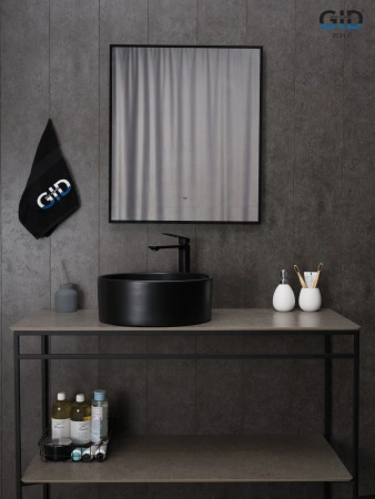 Накладная раковина GID Bm9011 53368 40x40 черная матовая фото
