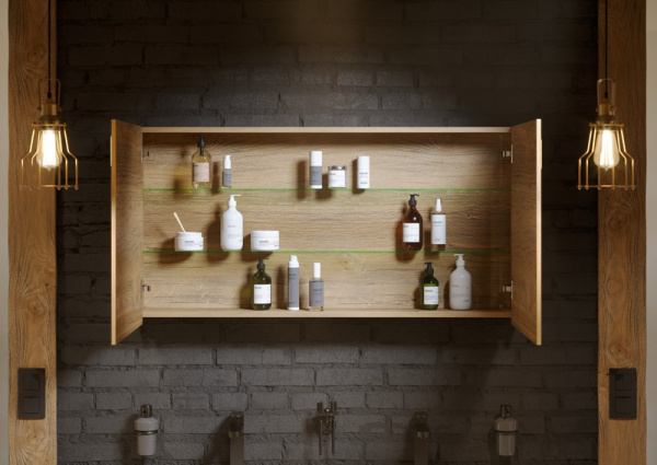 Зеркало-шкаф Aqwella 5 Stars Mobi MOB0410+MOB0717DB фото