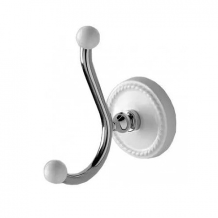 Крючок для ванной двойной Devon & Devon Dorothy DOR413CR хром фото