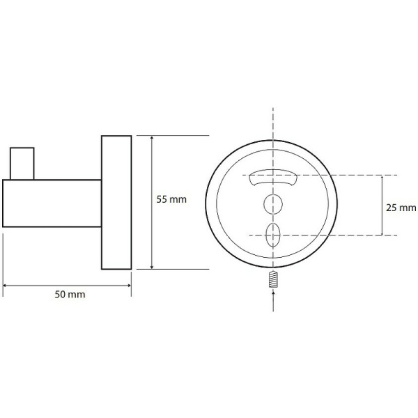 Крючок для ванной одинарный Bemeta Amber 155106022 медное золото фото