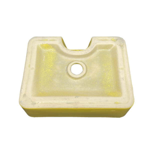 Детская накладная раковина Comforty 7291Y 00-00006452 40x30 желтая фото