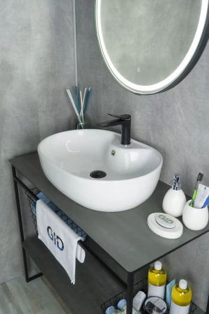 Накладная раковина GID 9163 59х41 фото