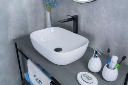Накладная раковина Gid Luxe Line  D1333 45,5х32 фото