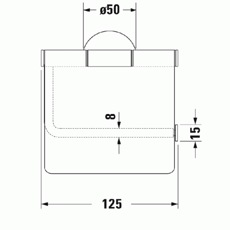 Держатель для туалетной бумаги Duravit Starck T 0099401000 фото